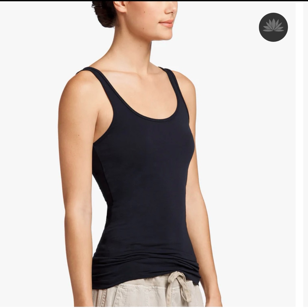 James Perse Long Black Tank